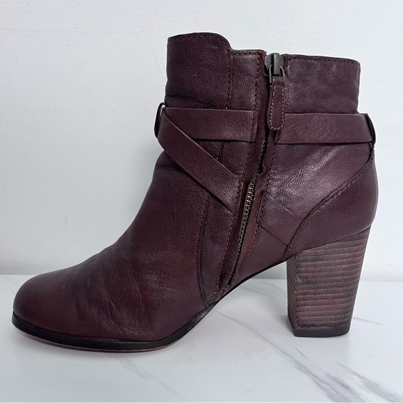 Cole Haan Grand OS Leather Bootie With Heel Buckle Brown Leather Women’s Size 7B - Picture 8 of 12